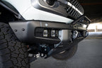 DV8 Offroad 21-22 Ford Bronco Factory Bumper Pocket Light Mount (Pair) 3in LED Pod Lights on vehicle