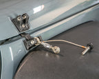 DV8 Offroad 2007-2018 Jeep JK Hood Hold Downs close-up.