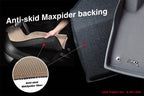 3D MAXpider 16-23 Mazda CX-9 7-Seat Maxtrac Black R1 R2 R3 anti-skid backing and fiber