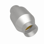 MagnaFlow Conv Univ 2.5in Inlet/Outlet Center/Center Round catalytic converter for offroad performance upgrades.