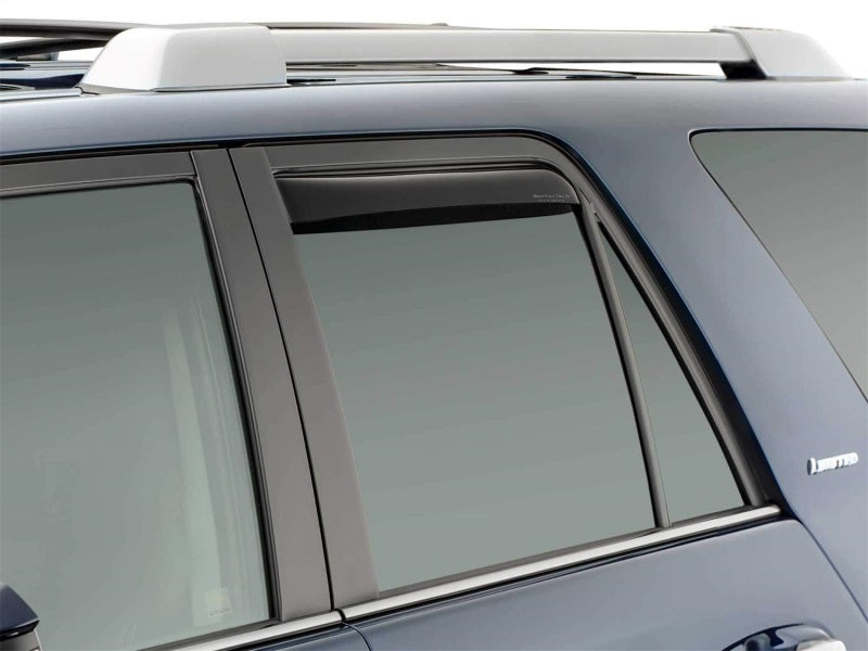 WeatherTech 10-23 Toyota 4Runner Rear Side Window Deflectors - Dark Tint Secondary image