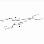MagnaFlow SYS C/B 67-70 Mustang 2.50inch w/Tru-X exhaust system parts