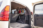 DV8 Offroad 03-09 Lexus GX 470 Rear Window Molle Storage Panels installed in SUV for added offroad storage.