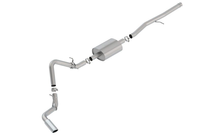 Borla 2019 Silv/Sierra C/B Exhaust S-Type 1500 5.3L V8 AT 2&4WD EC STB(78.8) CC SB(69.3) 147.4 WB stainless exhaust system