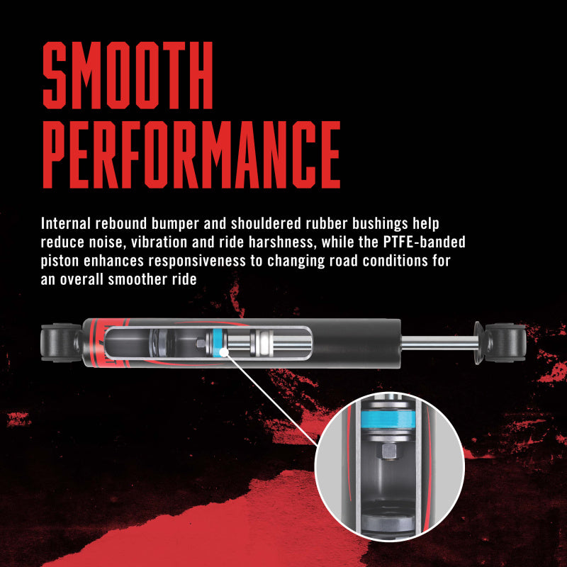 Rancho 07-18 Jeep Wrangler JK RS7MT Shock smooth performance details