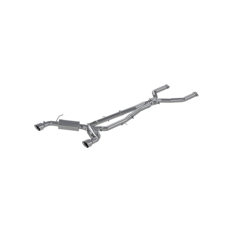 MBRP 16-22 Infiniti Q50 3.0L FWD/AWD 3in Cat Back w/ 4.5in OD Tips - T304 Secondary image