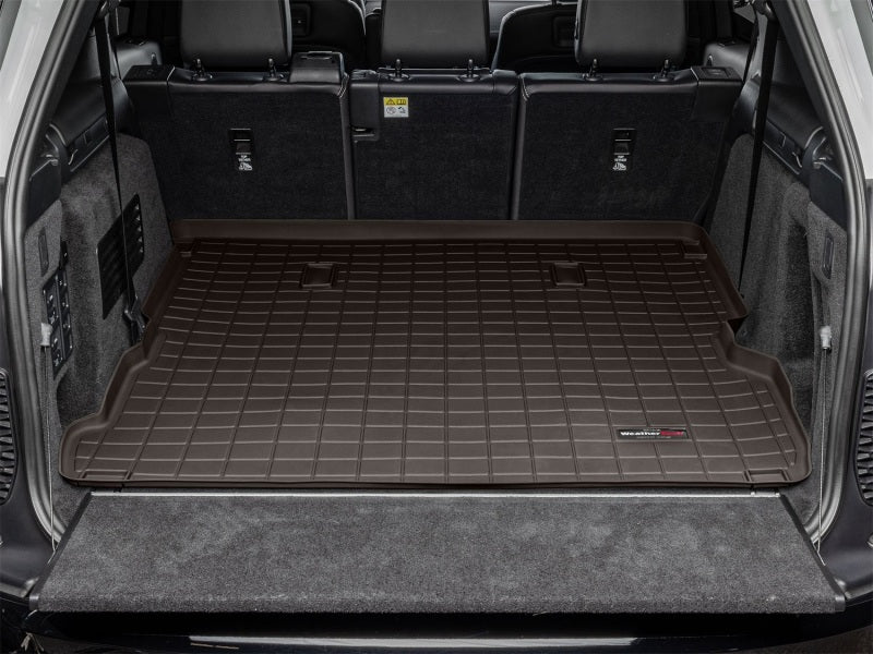 WeatherTech 2017+ Land Rover Discovery Cargo Liners - Cocoa (w/ 4 Zone Climate Control) Secondary image