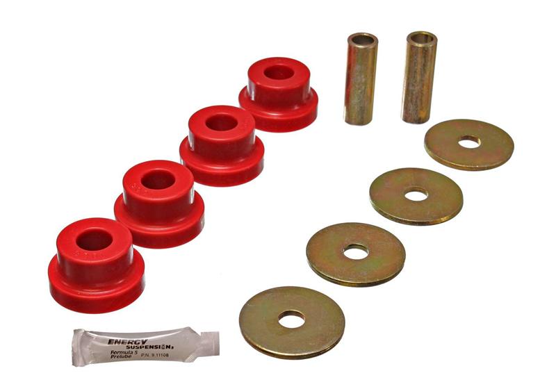 Energy Suspension 70-78 Nissan 240Z/260Z/280Z Red Differential Carrier (Mustache Bar) Bushings Secondary image