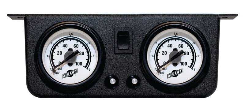 Air Lift Dual Gauge Panel Assembly for 25812, off road parts