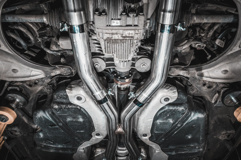 MBRP 18-23 Dodge Durango SRT 6.4L Armor Pro T304 SS 3in Cat Back Exhaust Dual Rear Exit w/ CF Tips Secondary image