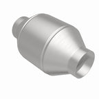 MagnaFlow Conv Univ 2.5in Inlet/Outlet Center/Center Round 3in Body L x 5in W x 8.75in Overall L catalytic converter
