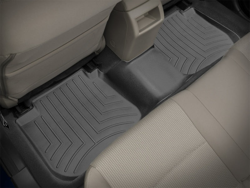 WeatherTech 2015+ Subaru Legacy Rear FloorLiner - Black in vehicle