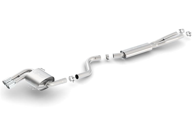 Borla 08-12 BMW 328i Sdm E90 2.0L RWD Dual Left Rear Exit Touring Cat-Back Exhaust Secondary image