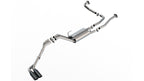 Borla 22-24 Nissan Frontier S-Type Cat Back System - Black Chrome exhaust system for offroad performance upgrades.
