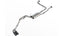 Borla 22-24 Nissan Frontier S-Type Cat Back System - Black Chrome exhaust system for offroad performance upgrades.