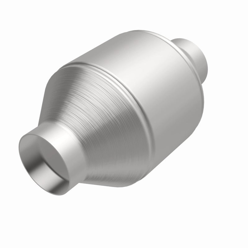 MagnaFlow Conv Univ 2.25in Inlet/Outlet Center/Center Round 3in Body L x 5in W x 8.75in Overall L catalytic converter