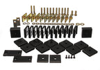 Energy Suspension Toy Land Cruiser Body Mount Set - Black components for offroad performance upgrades and suspension lift kits.