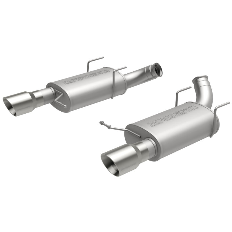 MagnaFlow 13 Ford Mustang V8 5.0L Dual Split Rear Exit Stainless Cat Back Performance Exhaust Secondary image
