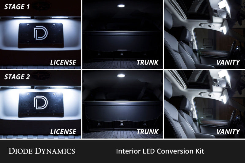 Diode Dynamics 06-12 Toyota RAV4 Interior LED Kit Cool White Stage 2 Secondary image