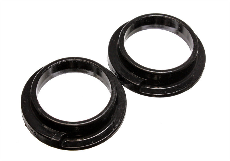 Energy Suspension Universal 3in ID 4 5/16in OD 1 1/8in H Black Coil Spring Isolators (2 per set) for offroad performance parts