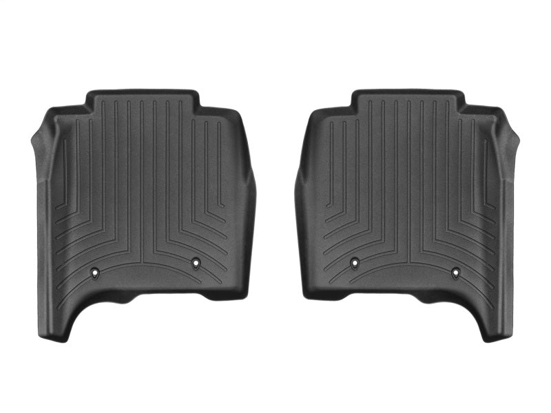 WeatherTech 14-16 Land Rover-Range Rover Rear FloorLiner - Black Long Wheelbase w/ 2nd Row Console Secondary image