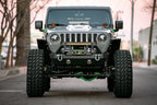 DV8 Offroad 18-22 Jeep Gladiator Wrangler LED Projector Headlights on modified Jeep