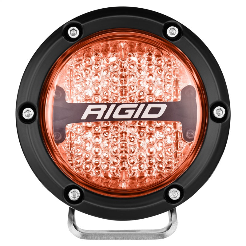 Rigid Industries 360-Series 4in LED Off-Road Diffused Beam - RGBW Backlight (Pair) for offroad lighting and electrical
