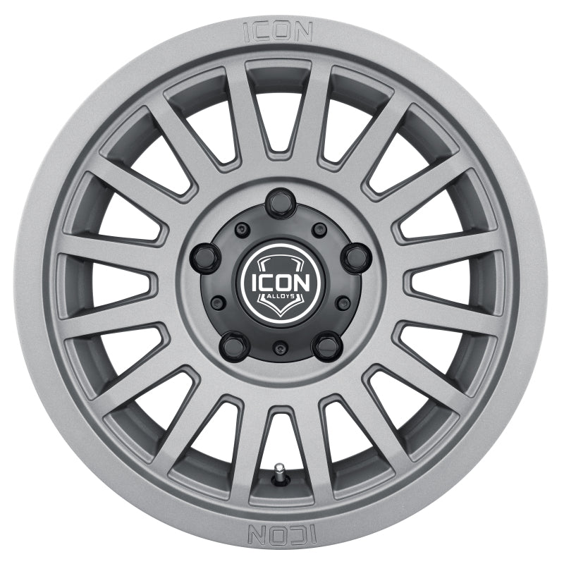 ICON Recon SLX 17x8.5 6x135 6mm Offset 5in BS 87.1mm Bore Charcoal Wheel Secondary image