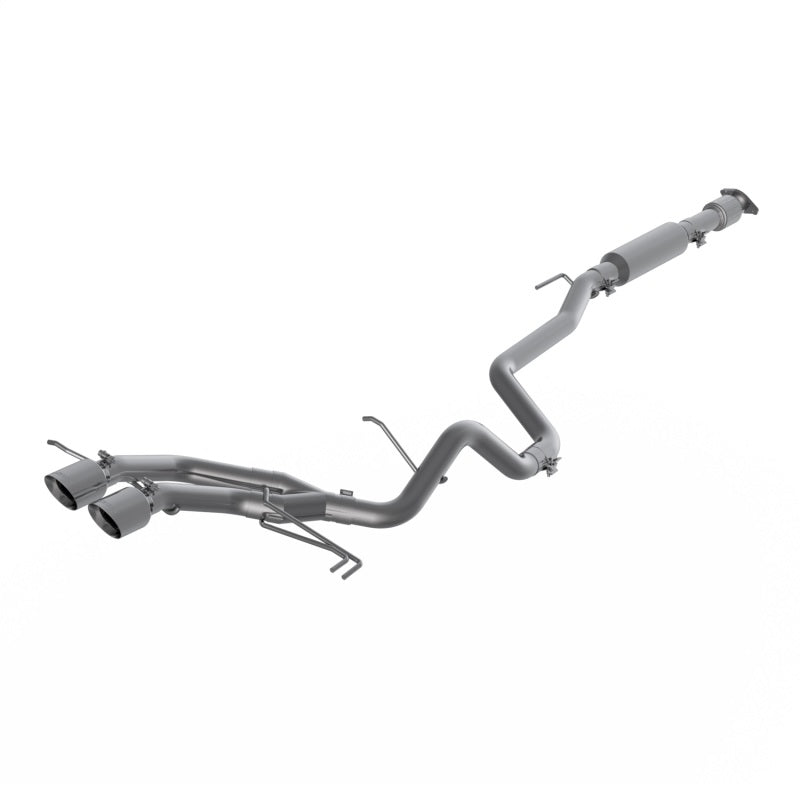 MBRP 13-18 Hyundai Veloster Turbo 2.5in T304 w/ 4in. OD Tips - Cat Back Dual Exit Secondary image
