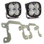 Baja Designs 2019 Ford Ranger Squadron Sport Fog Pocket Kit with lights and brackets for off road performance upgrades