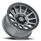 ICON Compression 17x8.5 6x5.5 25mm Offset 5.75in BS 95.1mm Bore Titanium Wheel for offroad performance upgrades