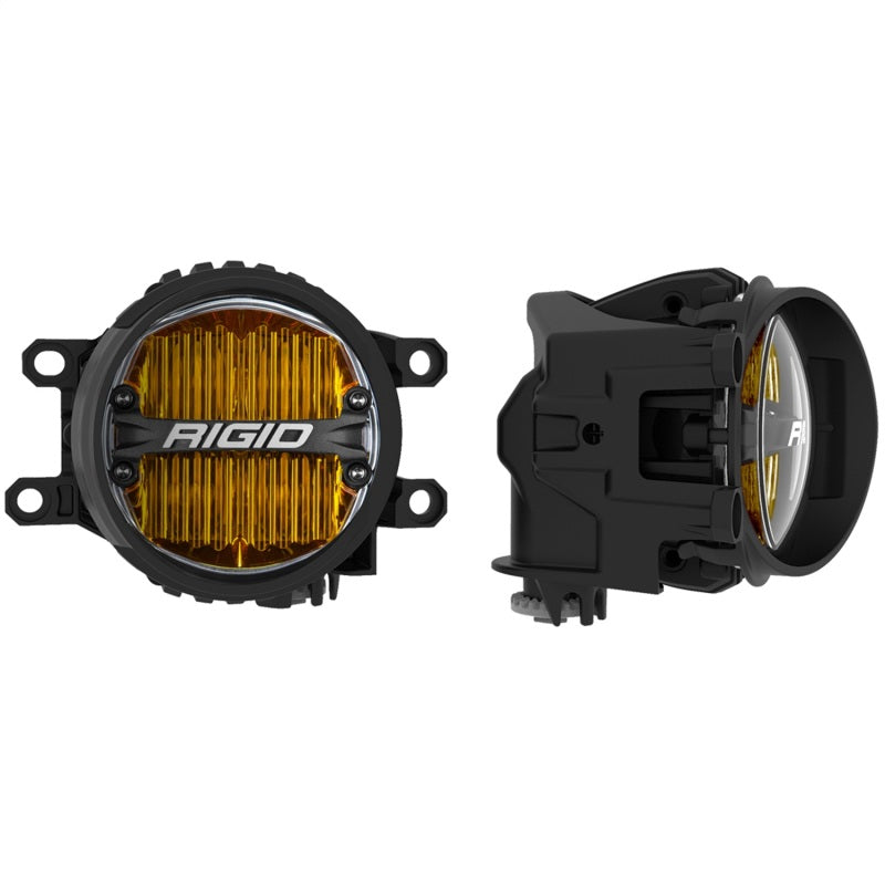 Rigid Industries 2014+ Toyota Tundra & 4Runner / 2016+ Tacoma 360-Series PRO SAE Fog Kit - Yellow for offroad lighting