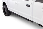 AMP Research 2015-2018 Ford F-150 SuperCrew PowerStep XL - Black on white truck