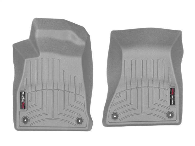 WeatherTech 2017+ Audi A4 (Sedan) Front FloorLiner - Grey Secondary image