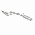 MagnaFlow Conv DF 95-97 Toyota Landcruiser 4.5L/1996 Lexus LX 450 4.5L catalytic converter with mandrel-bent tubing.