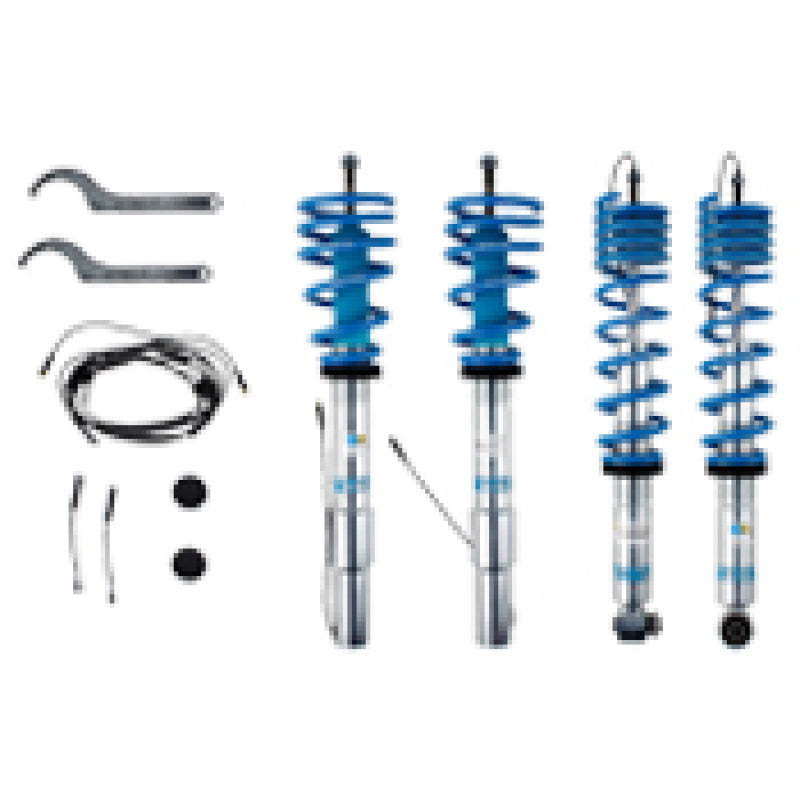 Bilstein B16 (PSS10) 06-10 BMW E60 M5 EDC Performance Suspension System with blue springs