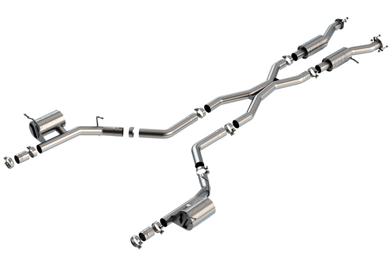 Borla 2021+ Dodge Durango SRT Hellcat 6.2L V8 AWD ATAK Cat-Back Exhaust System - Factory Tips Main image