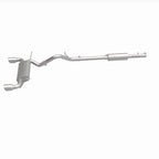 MagnaFlow Cat-Back 12-16 Jeep Wrangler GT 3.6L V6 Black Tips exhaust system for offroad performance upgrades.
