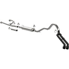 MagnaFlow 22+ Toyota Tundra Street Series 3in Dual Driver Side Rear Cat-Back Exhaust components for offroad trucks