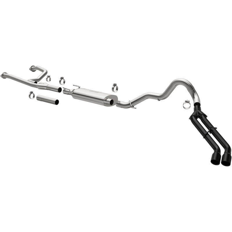 MagnaFlow 22+ Toyota Tundra Street Series 3in Dual Driver Side Rear Cat-Back Exhaust components for offroad trucks