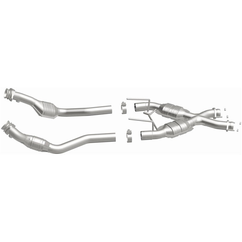 MagnaFlow Conv DF 86-93 Ford Mustang 5.0L CA direct-fit catalytic converter for offroad performance upgrades.