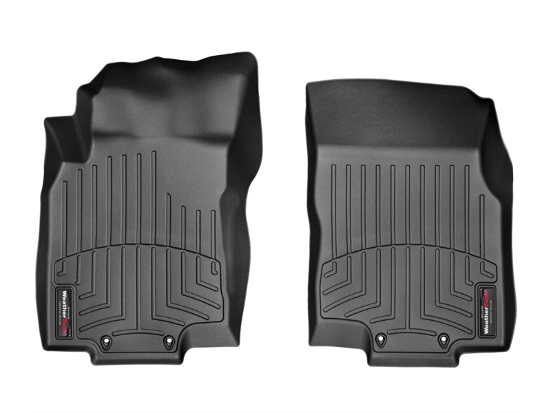 WeatherTech 14+ Nissan Rogue Front FloorLiners - Black Secondary image