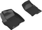 3D MAXpider 2019-2020 GMC/Chevrolet Sierra 1500/Silverado 1500 Kagu 1st Row Floormat - Black.