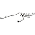 MagnaFlow 2019 Ram 1500 V8 5.7L (Excl. Tradesman) Polished 3in 409SS Cat-Back Exhaust System for improved performance.