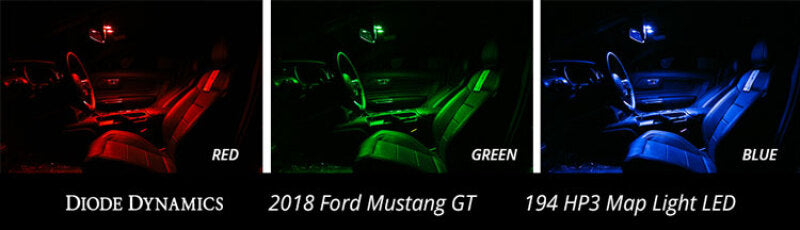 Diode Dynamics 18-19 Mustang Stage 1 Mustang Interior LED Light Kit - Red Secondary image