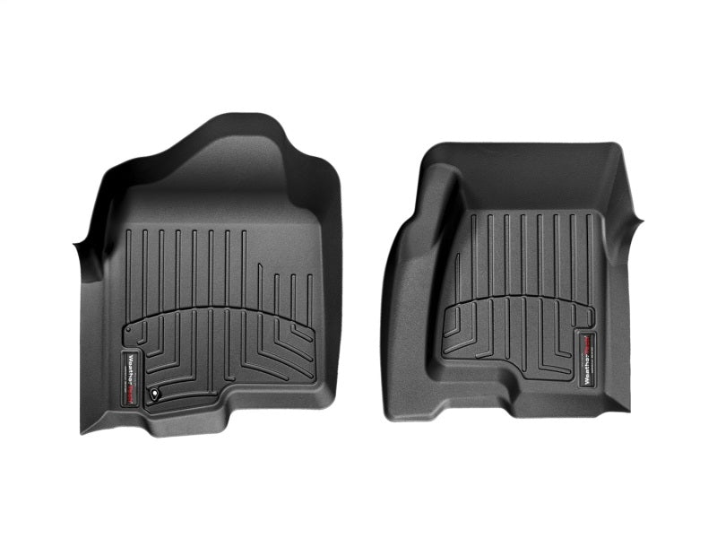 WeatherTech 99-00 Chevrolet Silverado Crew Cab Front FloorLiner - Black Secondary image