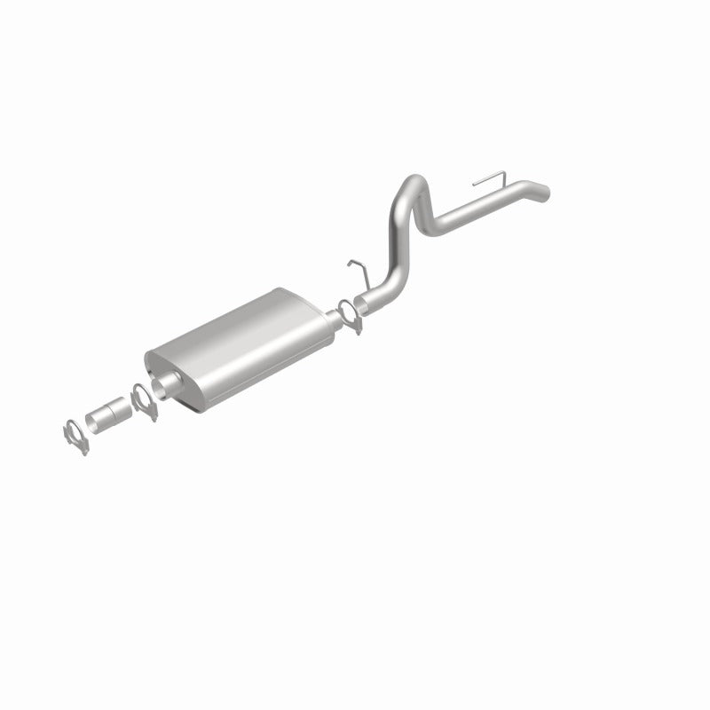 MagnaFlow BRE Exhaust Kit 87-90 Jeep Wrangler components with clamps