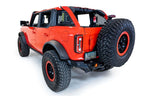 Addictive Desert Designs21-23 Ford Bronco & Bronco Raptor Rear Window Molle Storage Panels on a modified off-road Bronco.