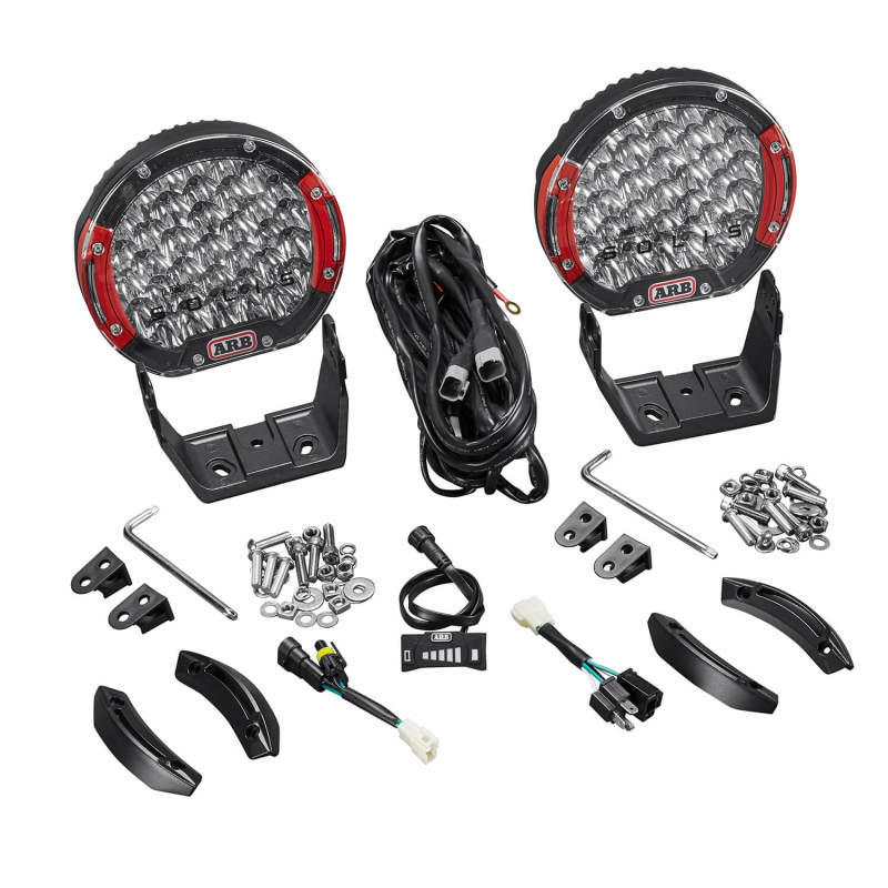 ARB Intensity SOLIS 36 2 Spot Kit With Loom for offroad lighting