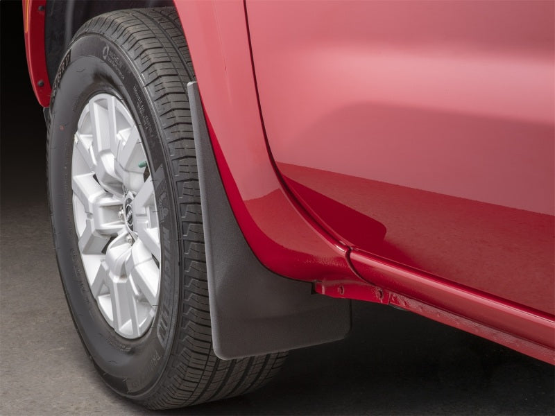 WeatherTech 22-23 Nissan Frontier D41 (No Pro-X/Pro-4X) No Drill Front MudFlaps - Black Secondary image
